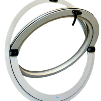 Ojo De Buey Accesorio En El Mismo Color Con acabado en blanco